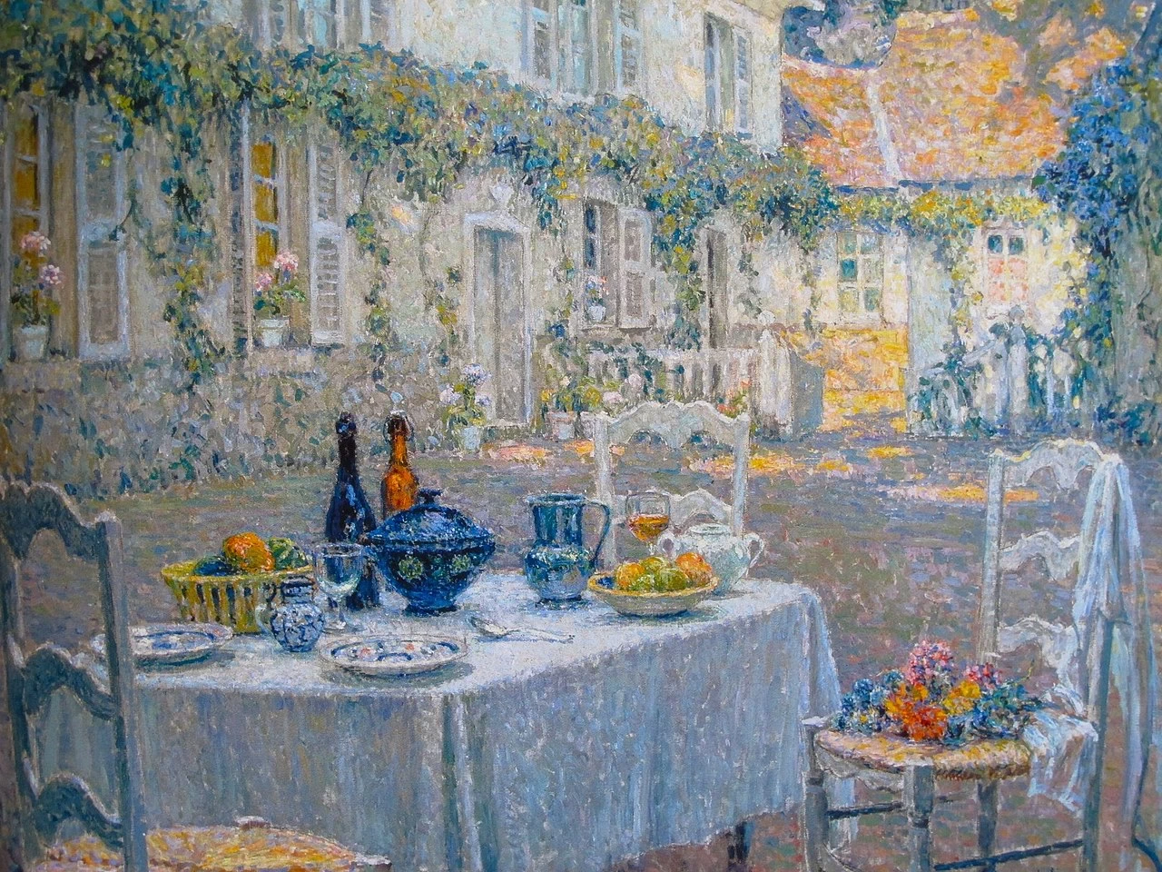 Henri Le Sidaner - 114, Il tavolo imbandito